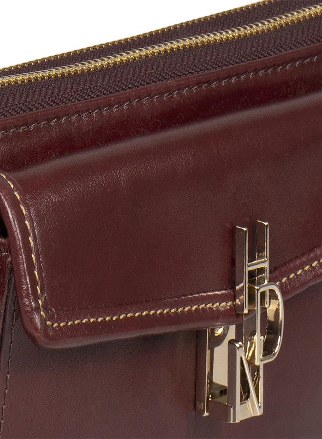 Hidesign STERLING W1 Genuine Leather Women's Maroon Clutch - Image 3